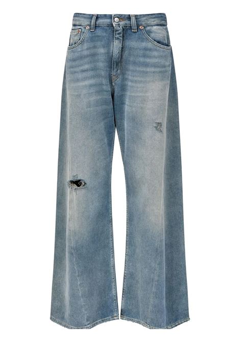 distressed jeans woman blue MM6 MAISON MARGIELA | S52LA0238 M30017994